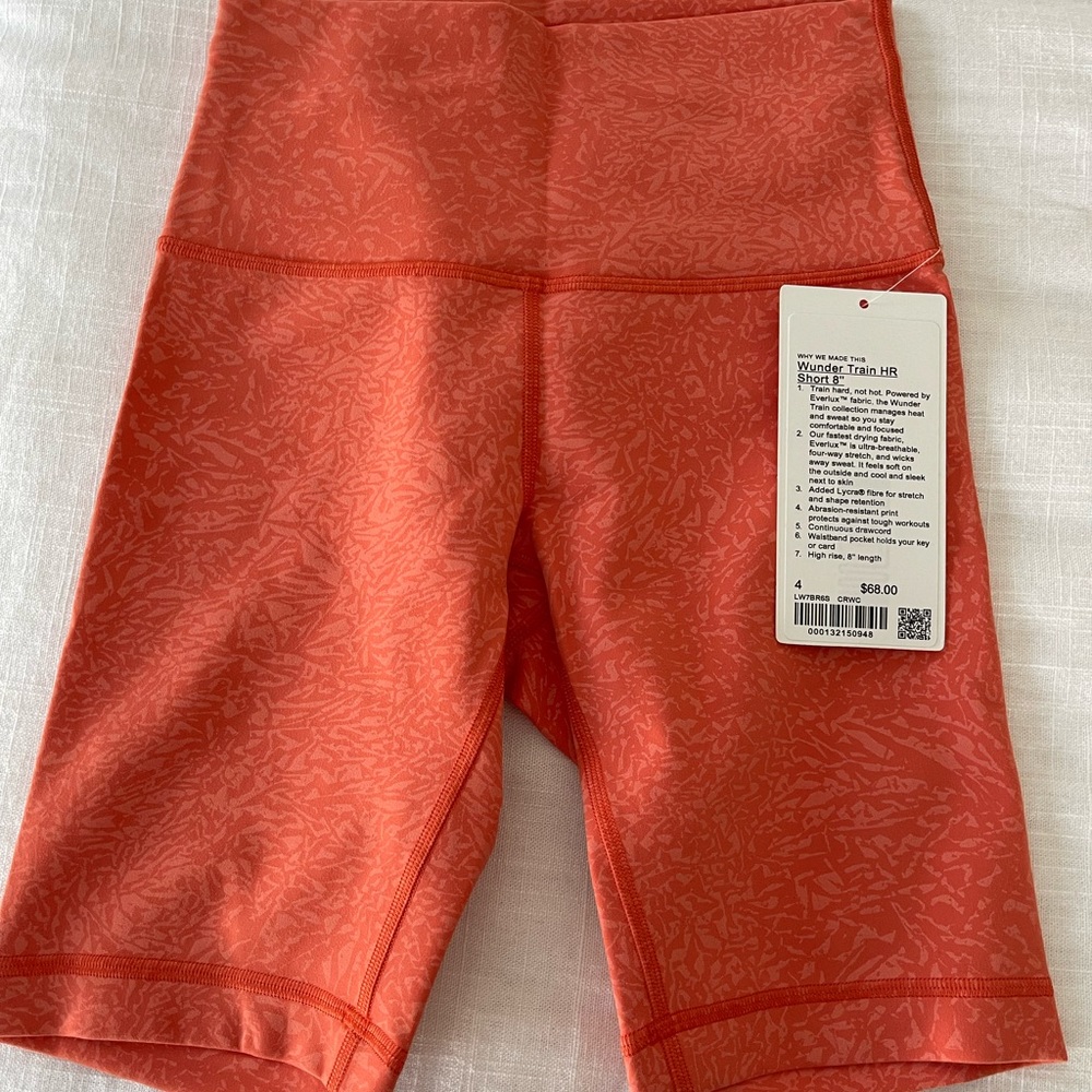 New with tags. Never worn. Lululemon shorts